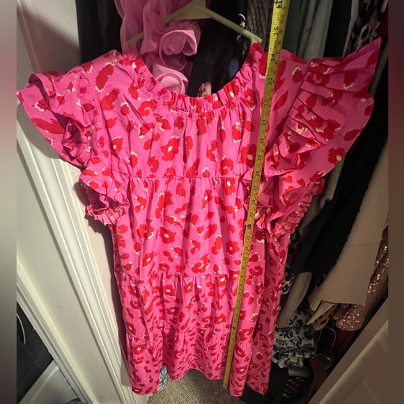 Hot pink leopard print dress - Picture 4 of 4